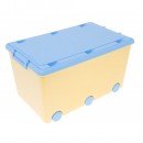 Ящик для игрушек Tega Chomik IK-008 (yellow-light blue)